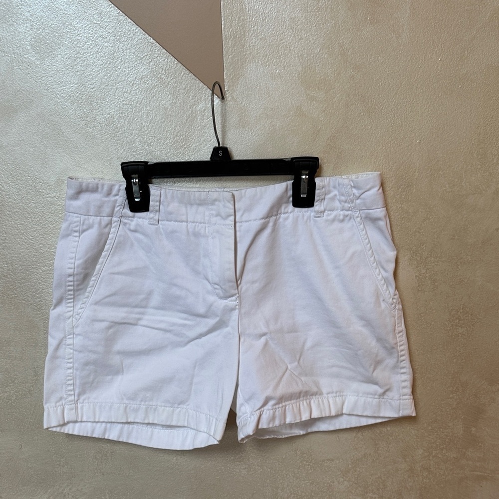 J. Crew Classic White Women's Chino Shirts sz 6